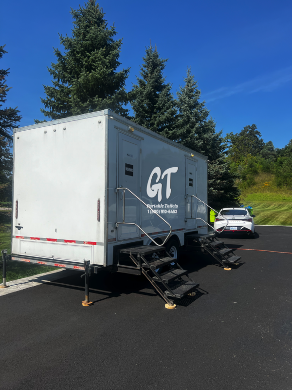 Wedding Washroom Trailer Rental