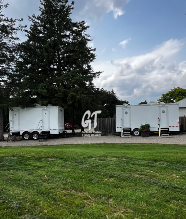 Wedding and Special Event Washroom Trailer Rental